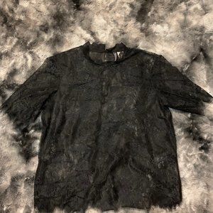 Black Lace Top